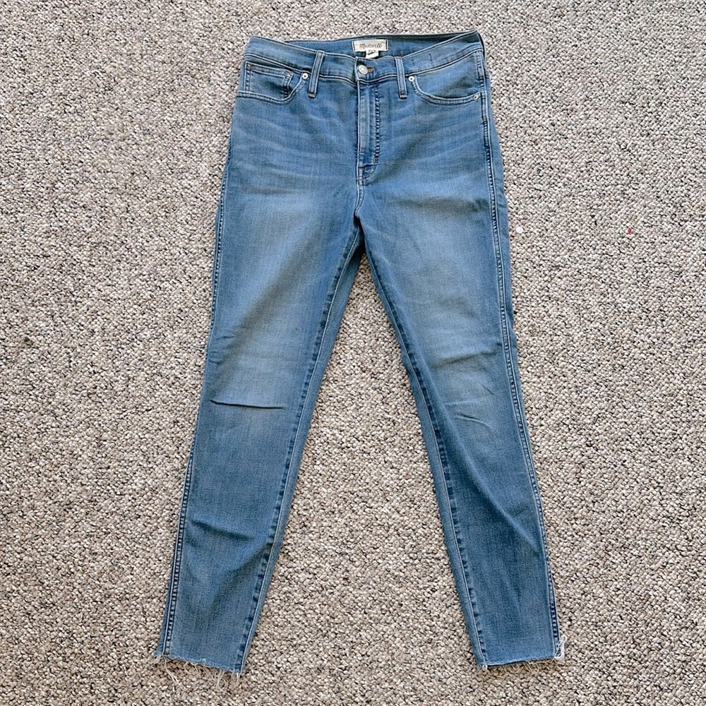 Madewell 10” high rise skinny sz 30